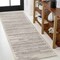 Jonathan Y Khalil Modern Berber Stripe Cream/Gray 2 ft. x 8 ft. Runner Rug MOH207C-28 - alternate 1