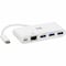 Tripp Lite 3-PORT USB-C HUB W/ GBE, USB-C CHARGING USB TYPE C USB 3.1 HUB U460-003-3AG-C - alternate 1