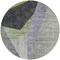 Homeroots 8' Sage Green And Charcoal Round Abstract Washable Indoor Outdoor Area Rug 582886 - alternate 3
