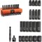 Neiko 0.25 in Dr. Impact Socket Set, SAE, Deep and Shallow 02435A - alternate 3