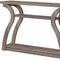 Homeroots 47" Taupe Floor Shelf Console Table With Storage 332814 - alternate 3