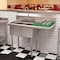Koolmore 2 Compartment Stainless Steel NSF Commercial Kitchen Prep & Utility Sink with Drainboard SB121610-16R3 - alternate 2