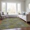 Homeroots 9' X 12' Gray Lime Green And Silver Polka Dot Washable Indoor Outdoor Area Rug 614681 - alternate 2