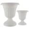 Pure Garden Outdoor Planter 2-Pack Large & Small Urn Planters Plastic Plant Pots for Indoor or Outdoor 50-LG1430 - alternate 1