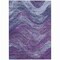 Homeroots 5' X 8' Purple And Gray Abstract Washable Indoor Outdoor Area Rug 618173 - alternate 2