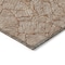Homeroots 3' X 5' Copper And Beige Floral Washable Indoor Outdoor Area Rug 594653 - alternate 2