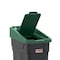Suncast Commercial 23-Gallon Multi-Stream Trash Can, 1-Pack; Green TCN2030MSGR - alternate 2