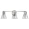 Nuvo Gianna, 3 Light Vanity, Brushed Nickel Finish, Clear Glass 60/8333 - alternate 3