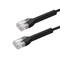 Monoprice Cat6A Ethernet Patch Cable - Bendable, UTP, 28AWG, 2ft, Black 48462 - alternate 1