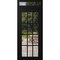 Vdomdoors Front Exterior Prehung Metal-Plastic Door Clear Glass / MANUX 8355 Matte Black / Office Commercial MANUX8355EXD-BLK-W36xH80+12-LH-I - alternate 1