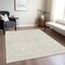 Homeroots 3' X 5' Beige And Linen Abstract Washable Indoor Outdoor Area Rug 598944 - alternate 3