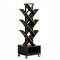 Homeroots 48" Black Wood Sixteen Tier Etagere Bookcase 717458 - alternate 1
