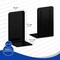 Acrimet Clear Plastic Bookends 1 Pair, Book Holder (Black), 2PK 290.7 - alternate 2
