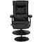 Flash Furniture Black LeatherSoft Recliner with Ottoman BT-7862-BK-GG - alternate 1