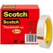 Scotch Transparent Tape - 3/4"W, 72 yd L, Clear, 2 PK MMM6002P3472 - alternate 1