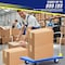 Yssoa Platform Truck with 880lb Weight Capacity and 360 Degree Swivel Wheels, Foldable Push Hand Ca HITRUK24X36BLU880 - alternate 2
