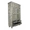 Homeroots 42" Aged Gray Solid Wood Three Drawer Gentleman's Chest 489221 - alternate 2