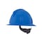 Msa Safety Hard Hat, Topgard, Full Brim, Polycarbonate, Fas-Trac III, Type 1, Class E, Blue 475389 - alternate 2