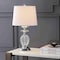 Jonathan Y Jane 24" Glass LED Table Lamp, Clear/Chrome JYL1078A - alternate 2