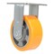 Vestil Polyurethane Rigid Caster 5 In. Diameter x 2 In. Width 990 Lb. Capacity Orange/Gray CST-VE-5X2PUA-R - alternate 2