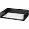 Victor Technology Letter Tray, Black, Wood, 13 1/2 in W, 10 3/4 in L, 3 1/10 in H, 1 Number of Compartments 1154-5 - alternate 1