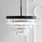 Jonathan Y Wyatt 20" 4-Light Crystal LED Chandelier, Bronze/ Clear JYL9007B - alternate 4