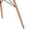 Homeroots 32" White and Natural Wood Round Top Dining Table 568199 - alternate 2