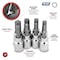 Performance Tool 8 pc. Socket Set, Metric Hex Bit, 3-10mm, Storage Case W38890 - alternate 2