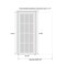 Sartodoors Sliding Pocket Door 42 x 84 inches, BASIC 9772 White, Kit Rail Hardware, Solid Wood Interior Bedr BASIC9772PD-SKIN-4284 - alternate 2