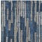 Homeroots 8' X 10' Navy Blue And Denim Blue Striped Washable Indoor Outdoor Area Rug 608955 - alternate 2