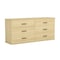 Manhattan Comfort Clifford Dresser in Natural Oak (6-Drawer) DR1834-1 - alternate 3