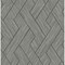 Advantage Ember Grey Geometric Basketweave Wallpaper 4125-26729 - alternate 1