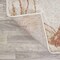 Jonathan Y Marmo Abstract Marbled Modern Orange/Cream 2 ft. x 8 ft. Runner Rug CTP201A-28 - alternate 2