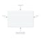 C-Line Products 5" x 8" White Ruled Index Cards of 25, 30 EA/CT 49907-CT - alternate 2