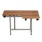 Homeroots 18" X 32" Brown Teak Rectangular Shower Bench With Legs 549359 - alternate 1