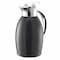Service Ideas Nicollet Series 1-Liter Stainless Vacuum Insulated Carafe with Push Button Lid in Radiant Black NIC10BSPBBL - alternate 1