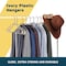 Lifemaster Heavy Duty Plastic Clothes Hangers, Non-Slip, Space-Saving, Holds 5 lbs, Ivory, 5PK LMPLCIVO5 - alternate 2