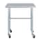Amgood 18in D x 36in L Stainless Steel Open Base Table, 3in Casters AMG WT-1836-RCB-WHEELS-Z - alternate 3