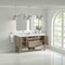 James Martin Vanities Breckenridge 60 in. Double Vanity, Whitewashed Oak, w/ 3 CM White Zeus Quartz Top 330-V60D-WWO-3WZ - alternate 2