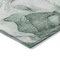 Homeroots 2' X 3' Green Abstract Washable Non Skid Indoor Outdoor Area Rug 559505 - alternate 1