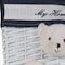 Homeroots 12.5" X 16" X 25" White Blue Portable 2 Drawers 364165 - alternate 4