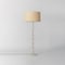 Troy Lighting Cullen 1 Light Floor Lamp, Vintage Gold Leaf and Ceramic Gypsum Clay, 24 In x 63.5 In PFL5564-VGL/CGL - alternate 2
