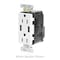 Leviton Lev-Lok TR Dup USB A-A 15A 125V Red M56AA-R - alternate 2