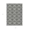 Homeroots 9' X 12' Black And Ivory Geometric Washable Indoor Outdoor Area Rug 594837 - alternate 2
