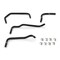 Hps Performance High Temp Reinforced Silicone Ancillary Coolant Hose Kit, Black,  57-2157-BLK - alternate 1