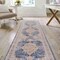 Jonathan Y Wincer Chenille Cottage Medallion Non-Slip Machine-Washable Dark Gray/Yellow 2ft x 8ft Runner Rug WSH202C-28 - alternate 2