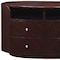 Homeroots 47in Dark Brown Cabinet Enclosed Storage TV Stand 366208 - alternate 2