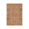Homeroots 3' X 5' Terra Cotta Beige And Gray Oriental Washable Indoor Outdoor Area Rug 582140 - alternate 2