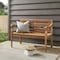 Crosley Olivier Teak Indoor Outdoor Bench CO7381-TK - alternate 2
