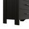 Homeroots 59" Black Six Drawer Double Dresser 544018 - alternate 2